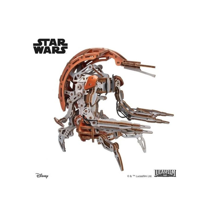 Ugears 3D dřevěná mechanická skládačka Star Wars Droideka