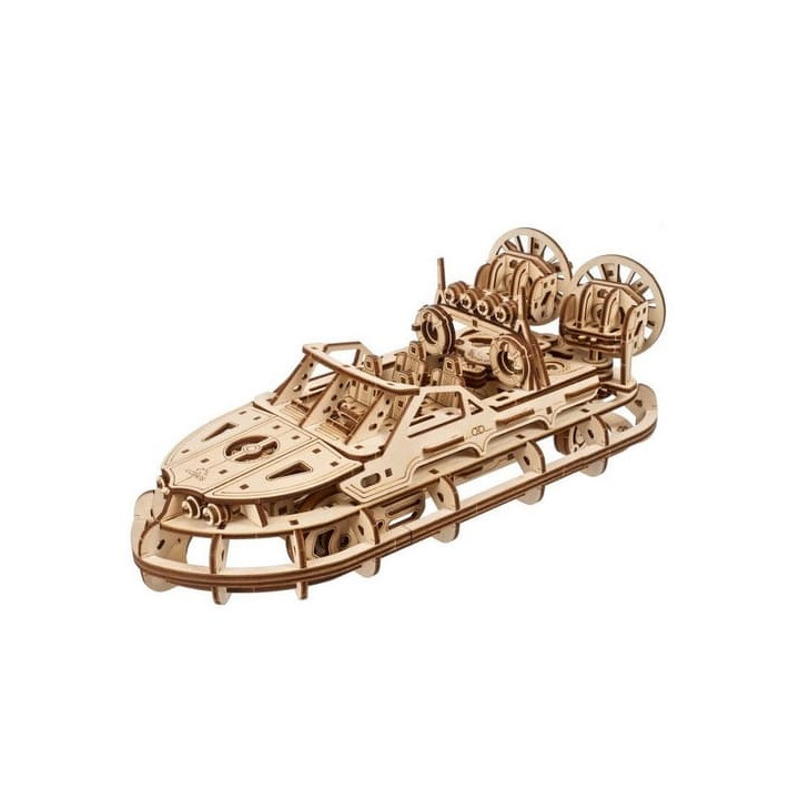 Ugears 3D Dřevěné mechanické puzzle Záchranné vznášedlo