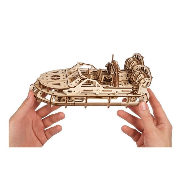 Ugears 3D Dřevěné mechanické puzzle Záchranné vznášedlo