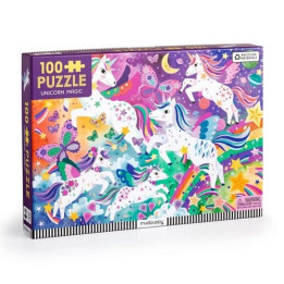 Mudpuppy Puzzle Kouzelní jednorožci 100 dílků