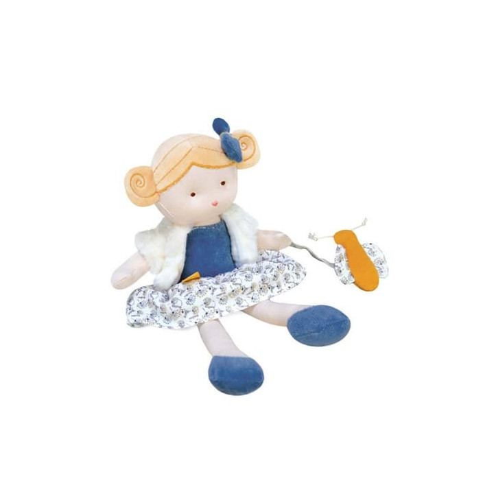 Doudou Jolijou Panenka Pollen a včelka 25 cm