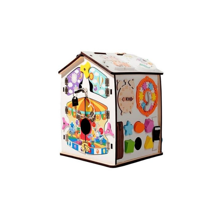 2Kids Toys Activity board Domeček bílý