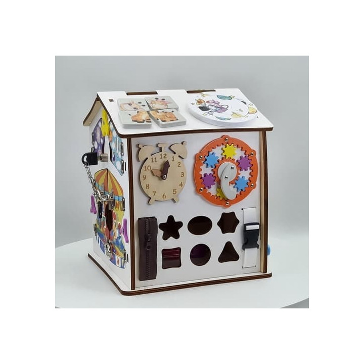 2Kids Toys Activity board Domeček bílý