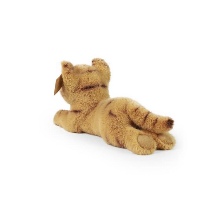 Rappa Plyšová kočka ležící hnědá 20 cm ECO-FRIENDLY