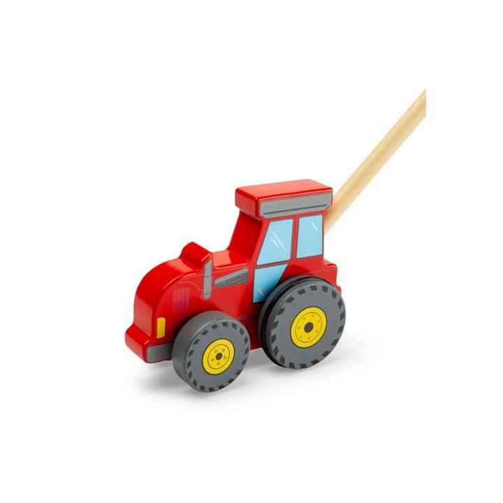 Bigjigs Toys Dřevěný jezdík Traktor