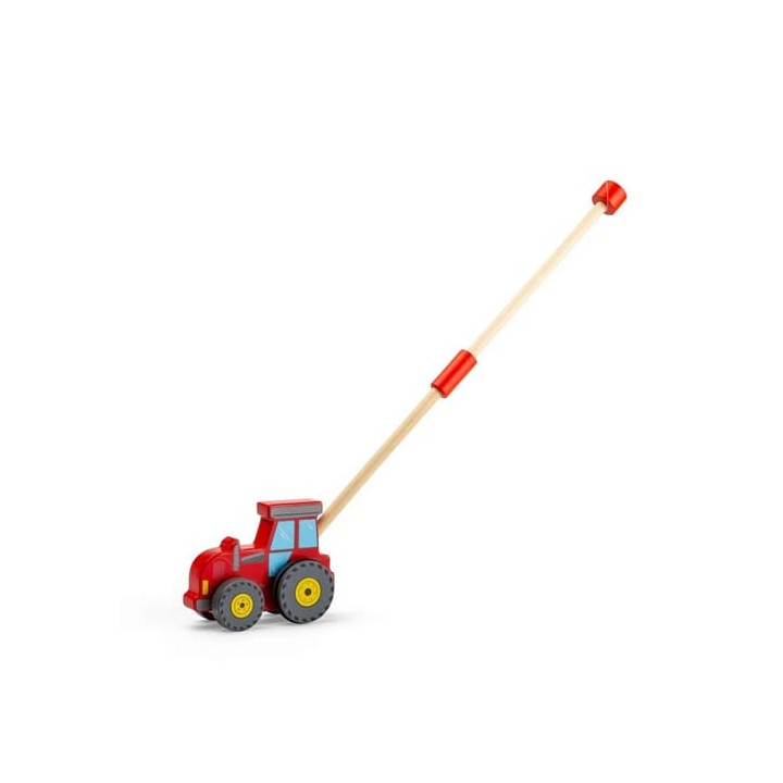 Bigjigs Toys Dřevěný jezdík Traktor