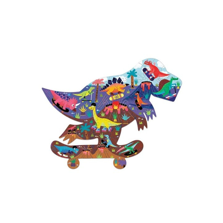 Mudpuppy Puzzle Jurský skatepark 75 dílů