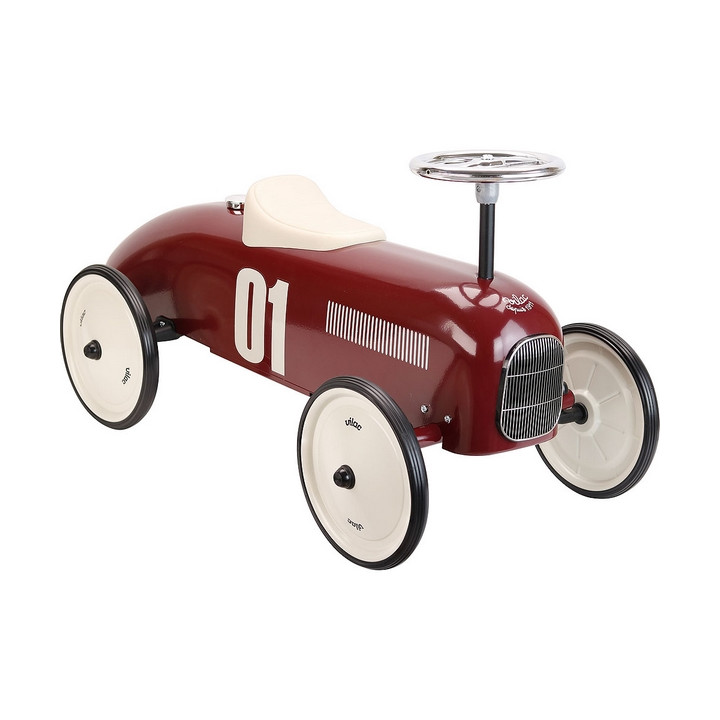 Vilac Vintage kovové odrážedlo bordo