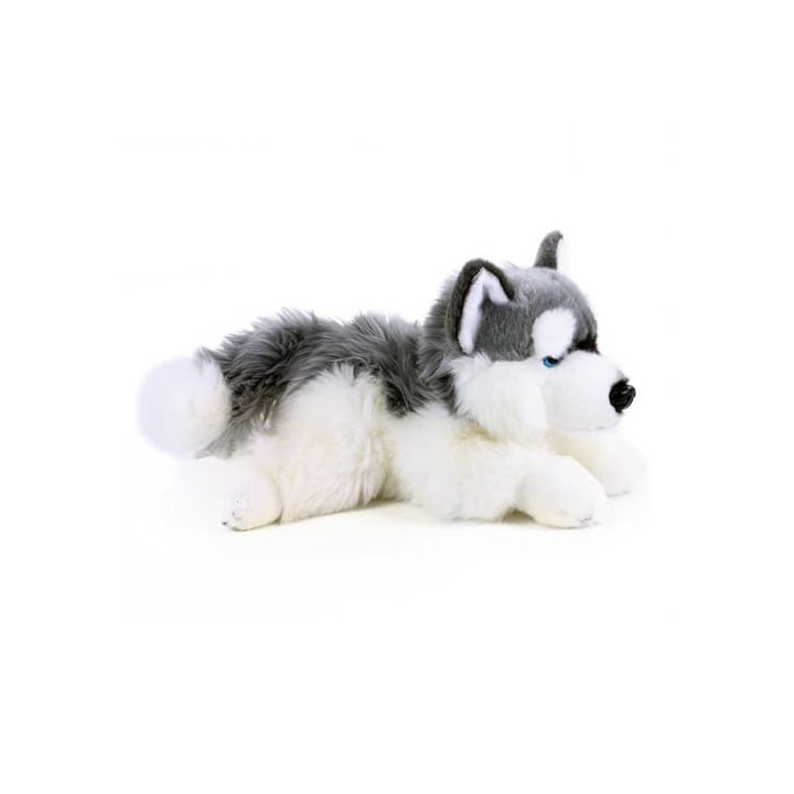 Rappa Plyšový pes husky ležící 30 cm