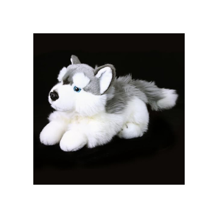 Rappa Plyšový pes husky ležící 30 cm