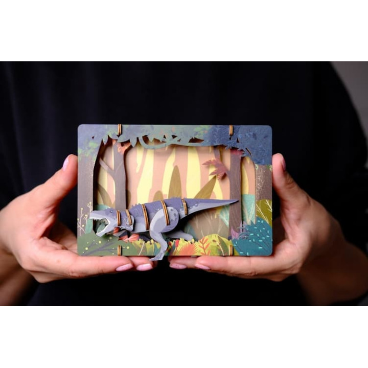EscapeWelt 3D dřevěné puzzle Tyrannosaurus