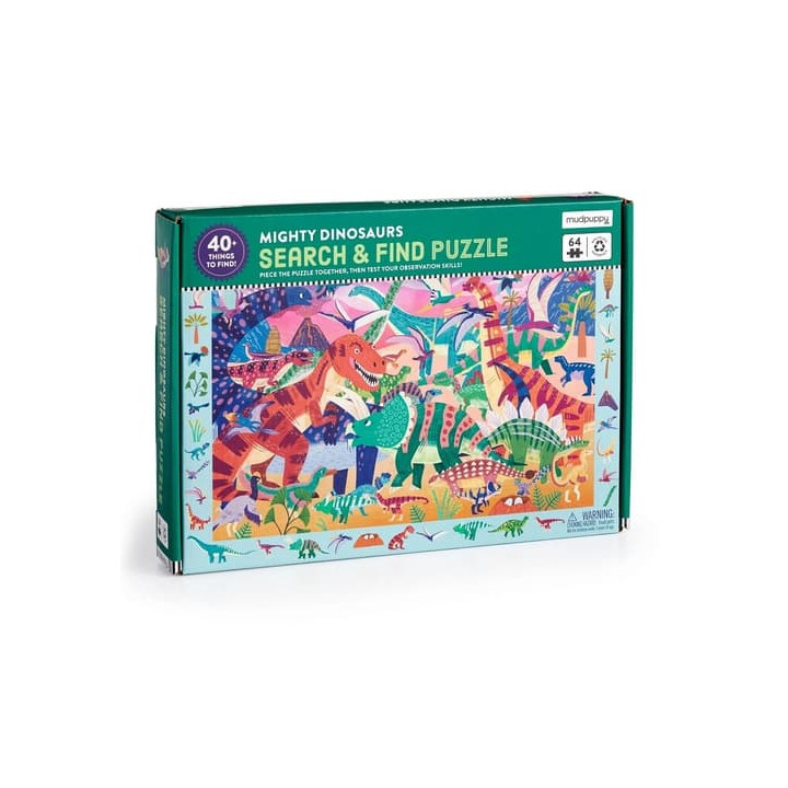 Mudpuppy Puzzle Majestátní dinosauři 64 dílků