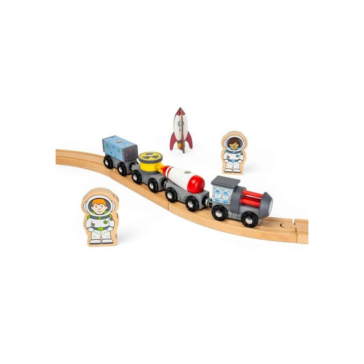 Bigjigs Rail Dřevěný vláček Vesmír