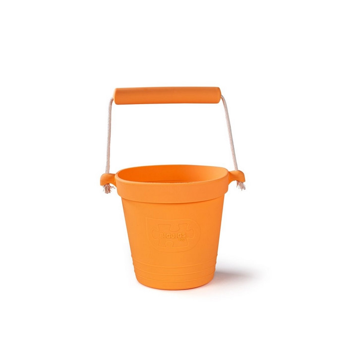 Bigjigs Toys Plážový kyblíček oranžový