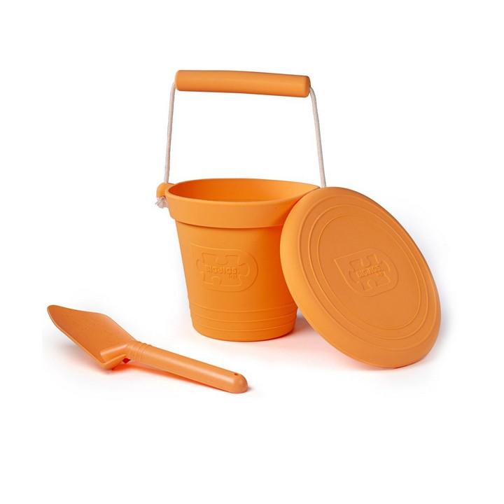 Bigjigs Toys Plážový kyblíček oranžový