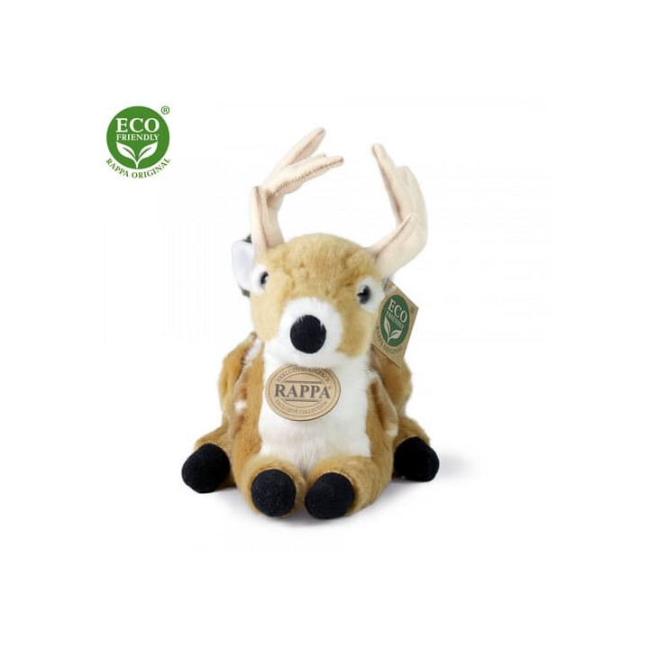 Rappa Plyšový jelen/koloušek ležící 21 cm ECO-FRIENDLY