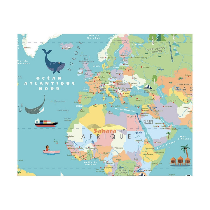 Vilac Magnetická mapa světa Ingela