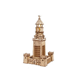 Ugears 3D dřevěné mechanické puzzle Alexandrijský maják