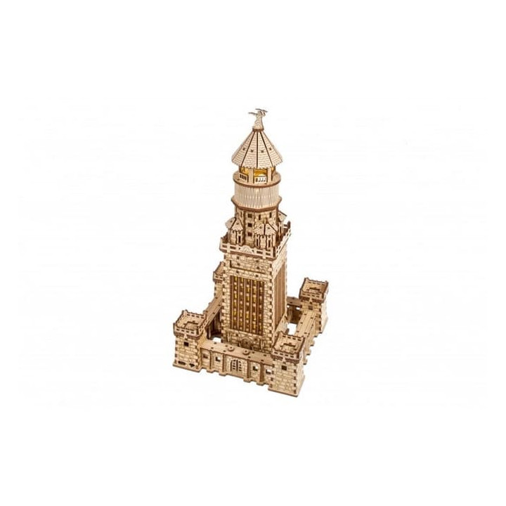 Ugears 3D dřevěné mechanické puzzle Alexandrijský maják