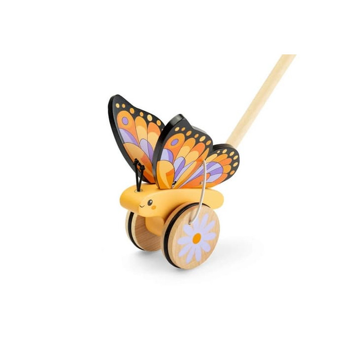 Bigjigs Toys Dřevěný jezdík Motýlek
