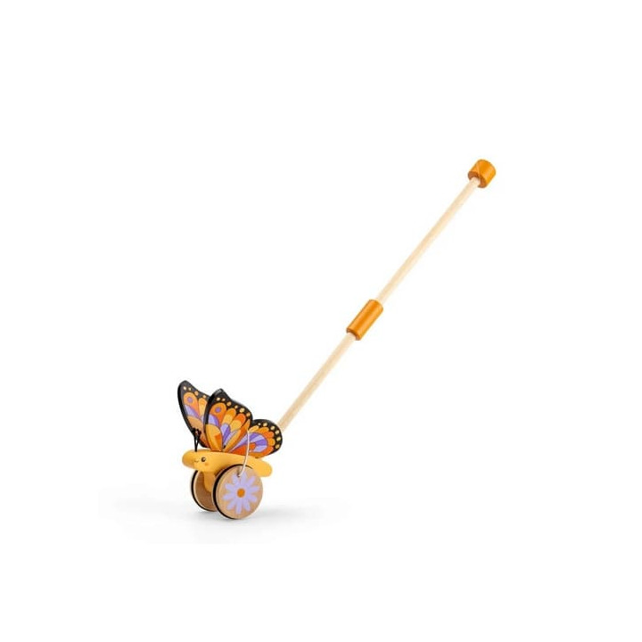 Bigjigs Toys Dřevěný jezdík Motýlek