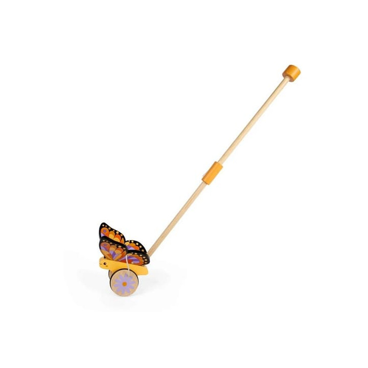 Bigjigs Toys Dřevěný jezdík Motýlek