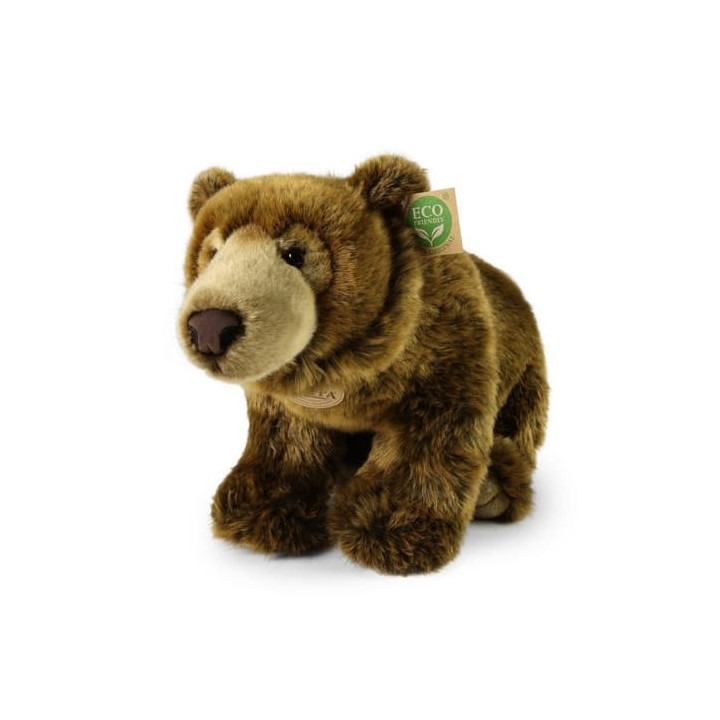Rappa Plyšový mědvěd hnědý 47 cm ECO-FRIENDLY
