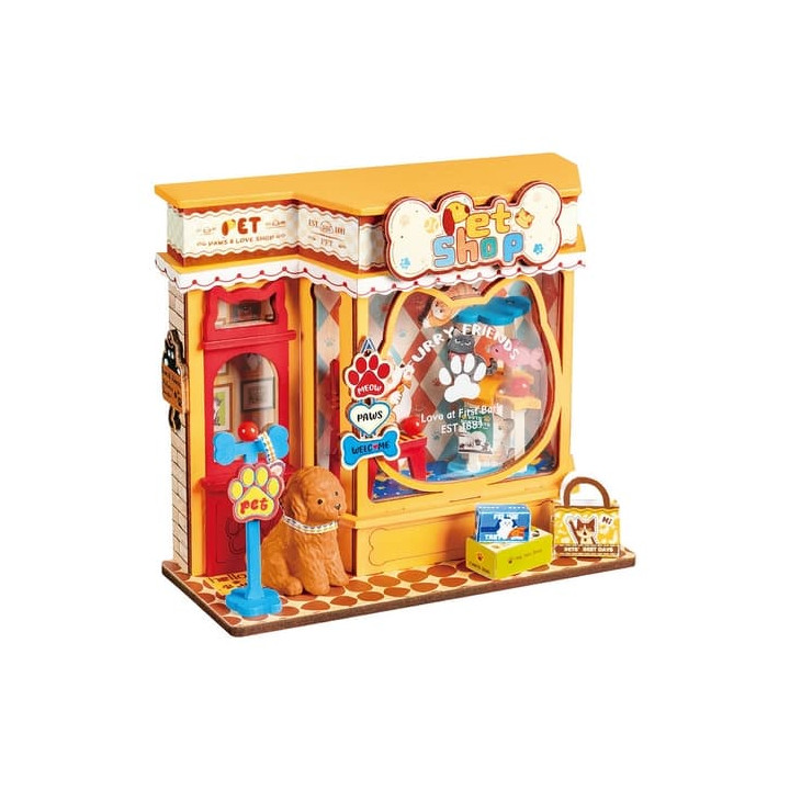 RoboTime 3D dřevěná skládačka Miniatura domečku mini Zverimex