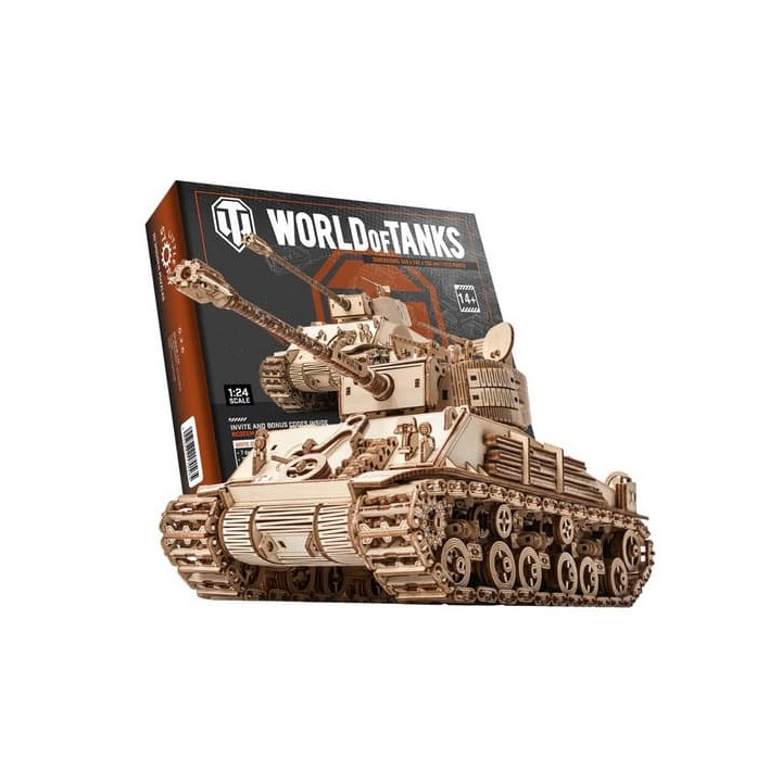 Little Story 3D dřevěná skládačka World of Tanks M4A3E8 Sherman