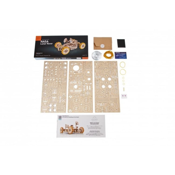 Ugears 3D dřevěné mechanické puzzle NASA, Lunární vozítko