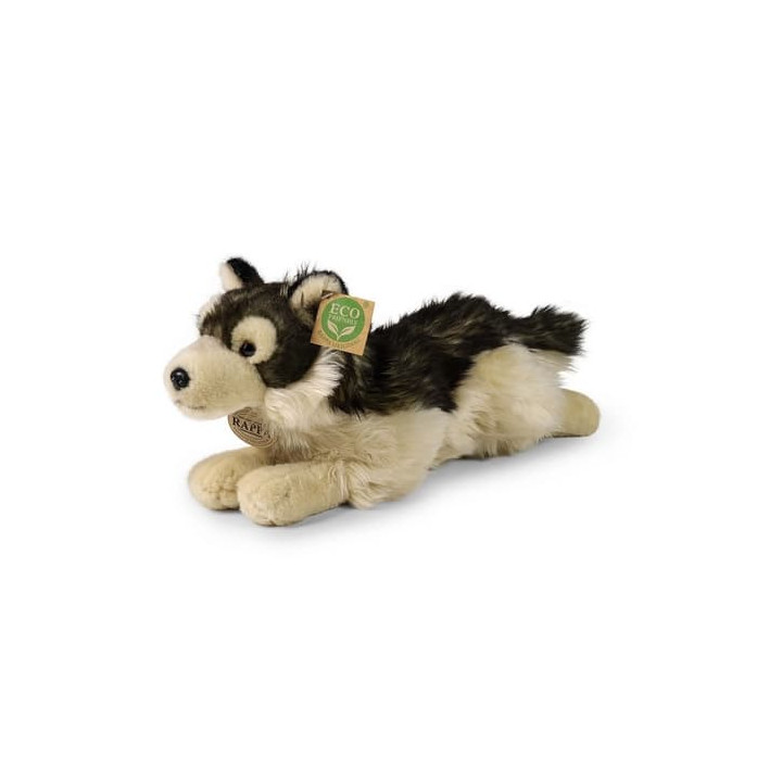 Rappa Plyšový vlk ležící 32 cm ECO-FRIENDLY