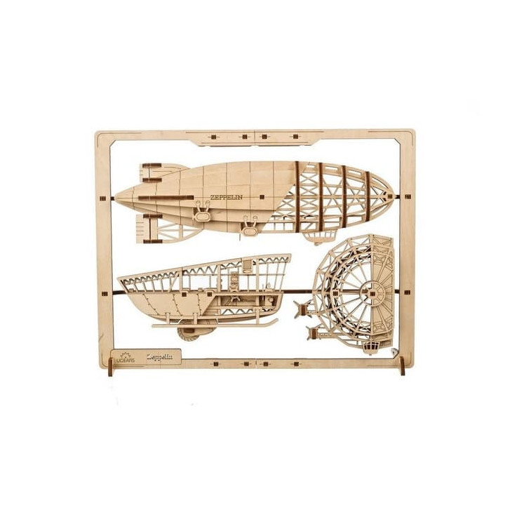 Ugears 2,5D dřevěné mechanické puzzle Vzducholoď Zeppelin
