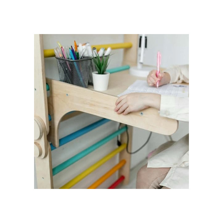 BusyKids Dřevěná odnímatelná deska pro žebřiny
