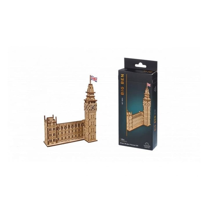 Ugears 3D dřevěné mechanické puzzle Big Ben