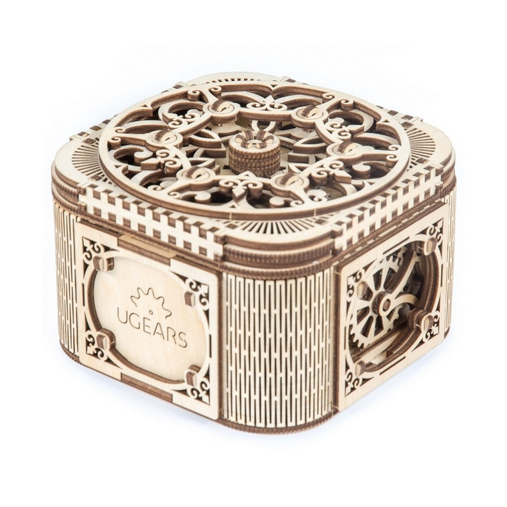 Ugears 3D dřevěné mechanické puzzle Šperkovnice