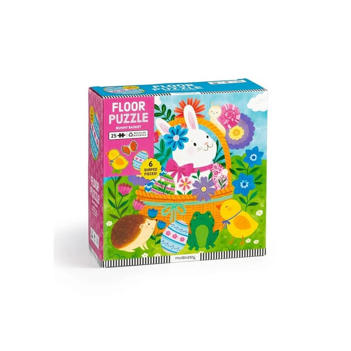 Mudpuppy Podlahové puzzle Velikonoční zajíček 25 dílků