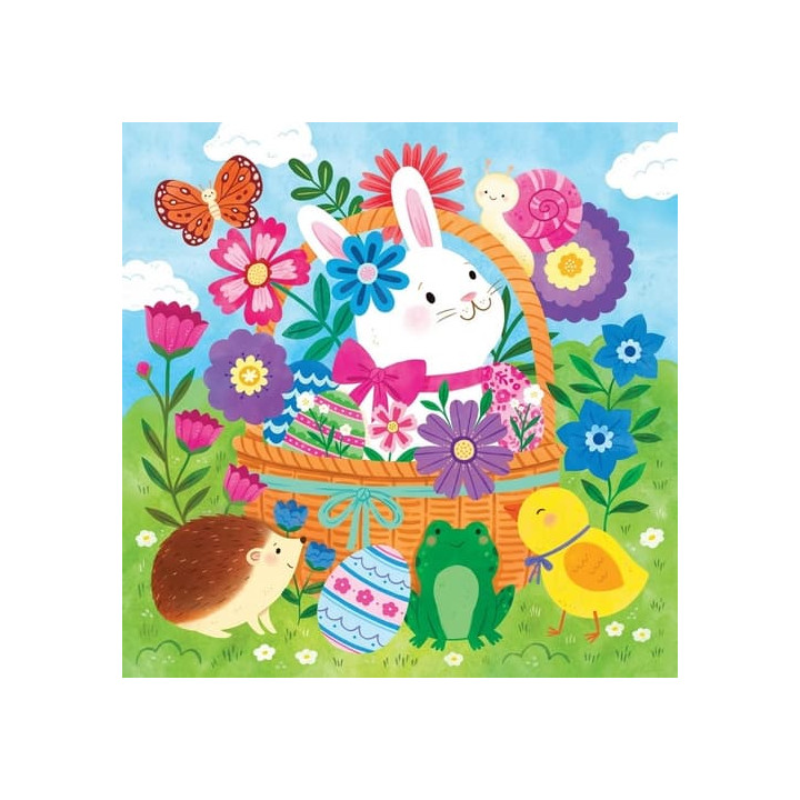 Mudpuppy Podlahové puzzle Velikonoční zajíček 25 dílků