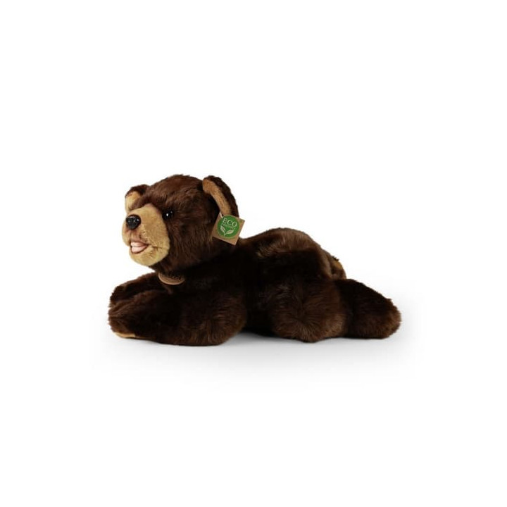 Rappa Plyšový medvěd ležící 32 cm ECO-FRIENDLY