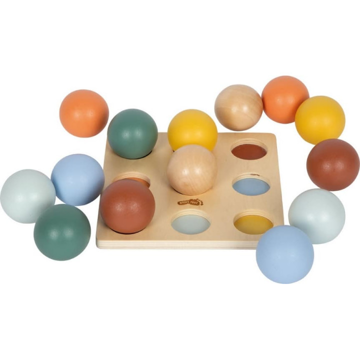 small foot Montessori třídicí hra s míčky