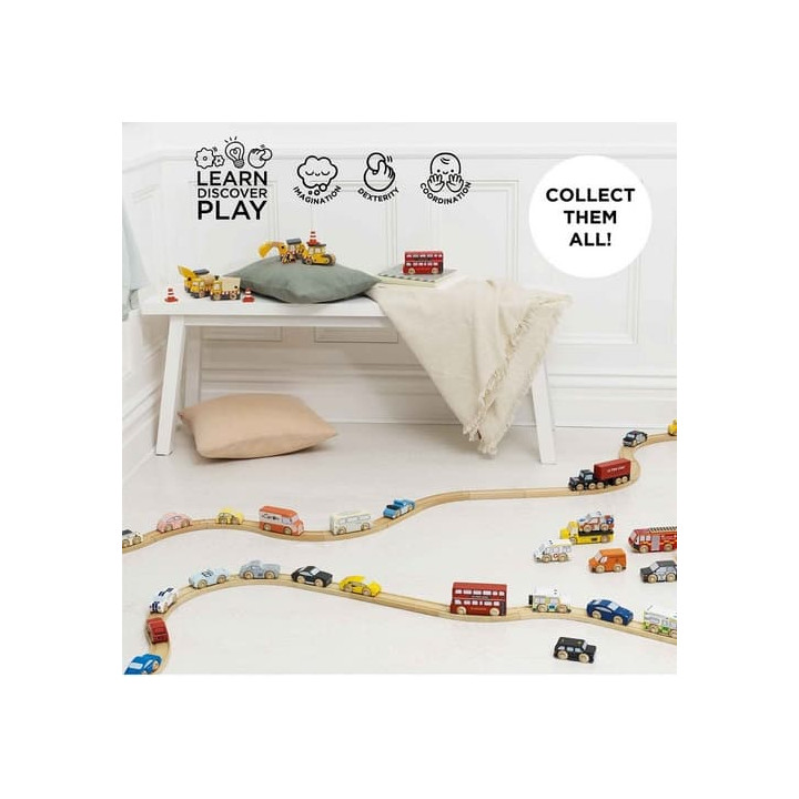 Le Toy Van Set dřevěných sportovních autíček