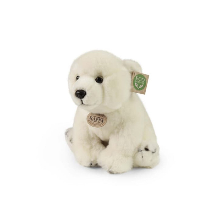 Rappa Plyšový medvěd lední 28 cm ECO-FRIENDLY