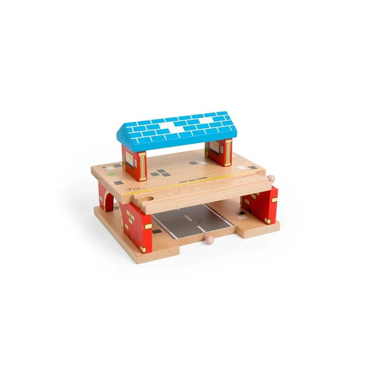 Bigjigs Rail Nádraží nad cestou