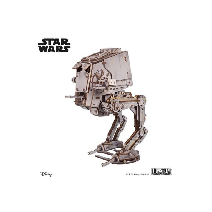 Ugears 3D dřevěná mechanická skládačka Star Wars AT-ST kráčedlo
