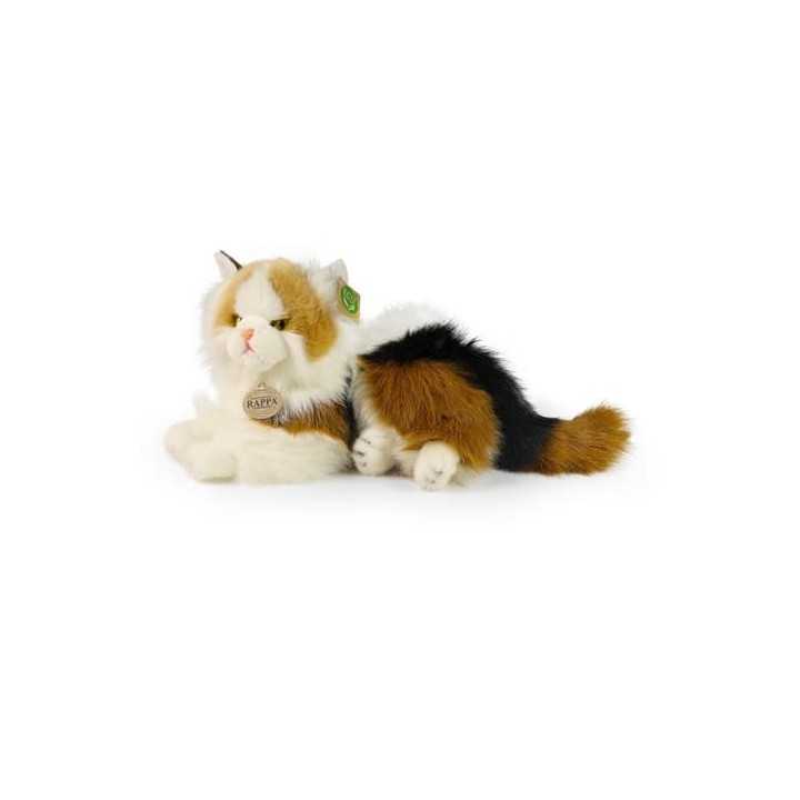 Rappa Plyšová kočka calico trojbarevná 30 cm ECO-FRIENDLY