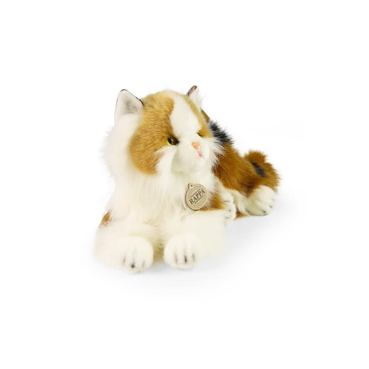 Rappa Plyšová kočka calico trojbarevná 30 cm ECO-FRIENDLY