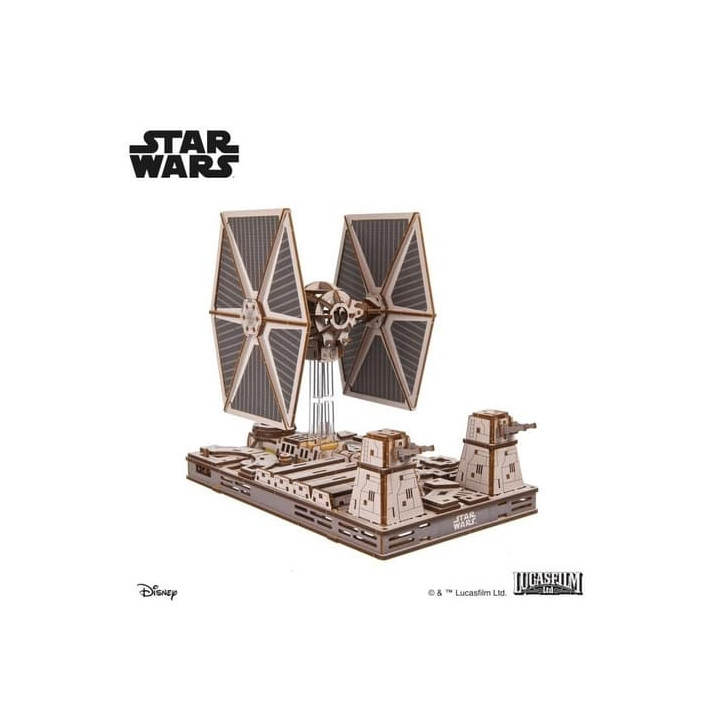 Ugears 3D dřevěná mechanická skládačka Star Wars Stíhačka TIE