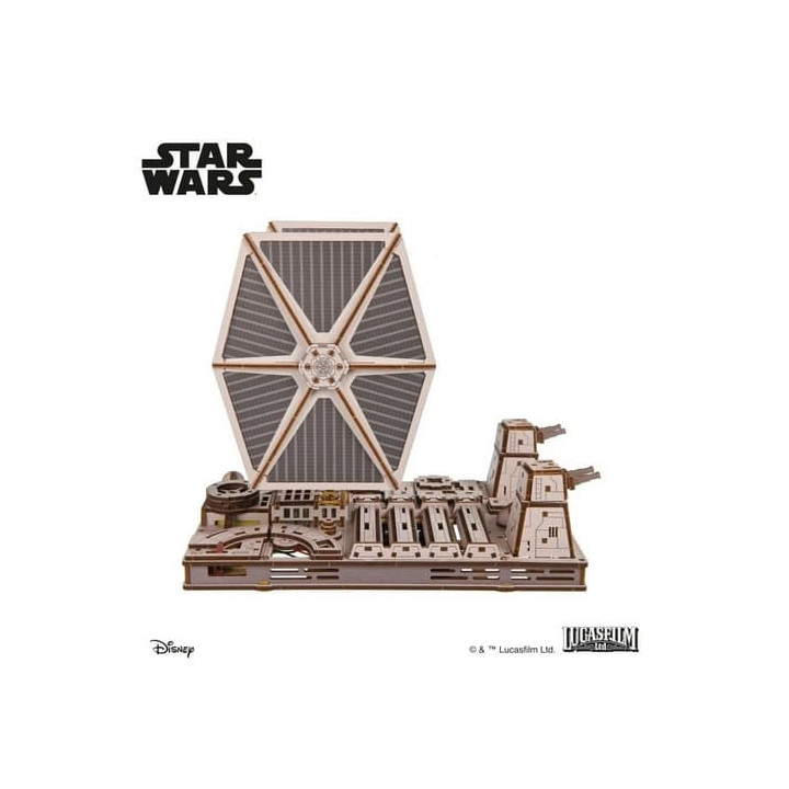 Ugears 3D dřevěná mechanická skládačka Star Wars Stíhačka TIE