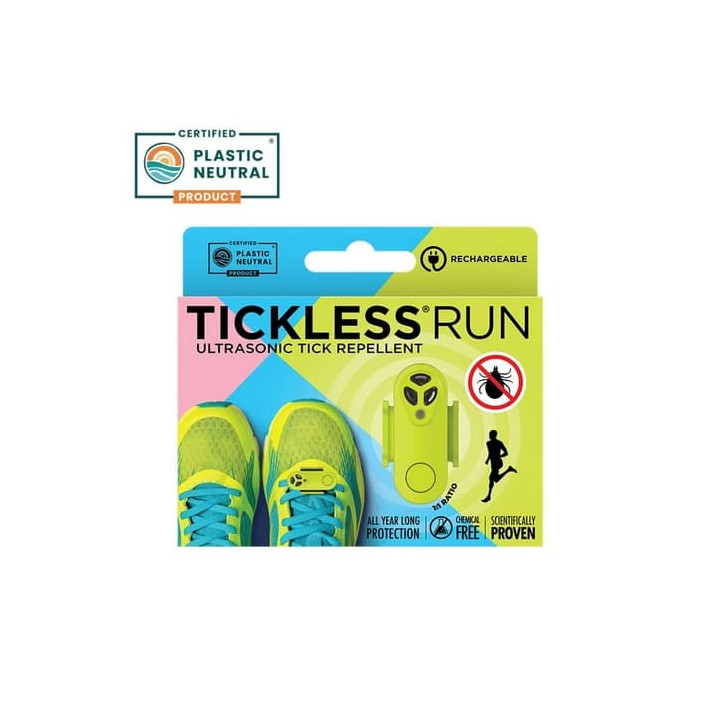 TICKLESS® RUN Dobíjecí ultrazvukový odpuzovač klíšťat a blech pro lidi