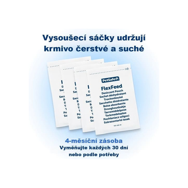 PetSafe® Sáčky na absorpci vlhkosti pro krmítko PetSafe® FlexFeed 4ks