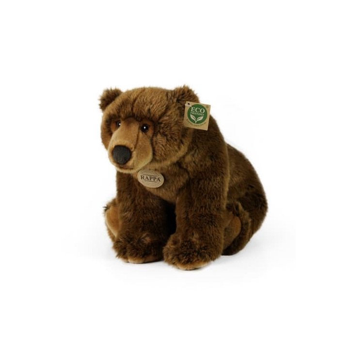 Rappa Plyšový medvěd 40 cm ECO-FRIENDLY